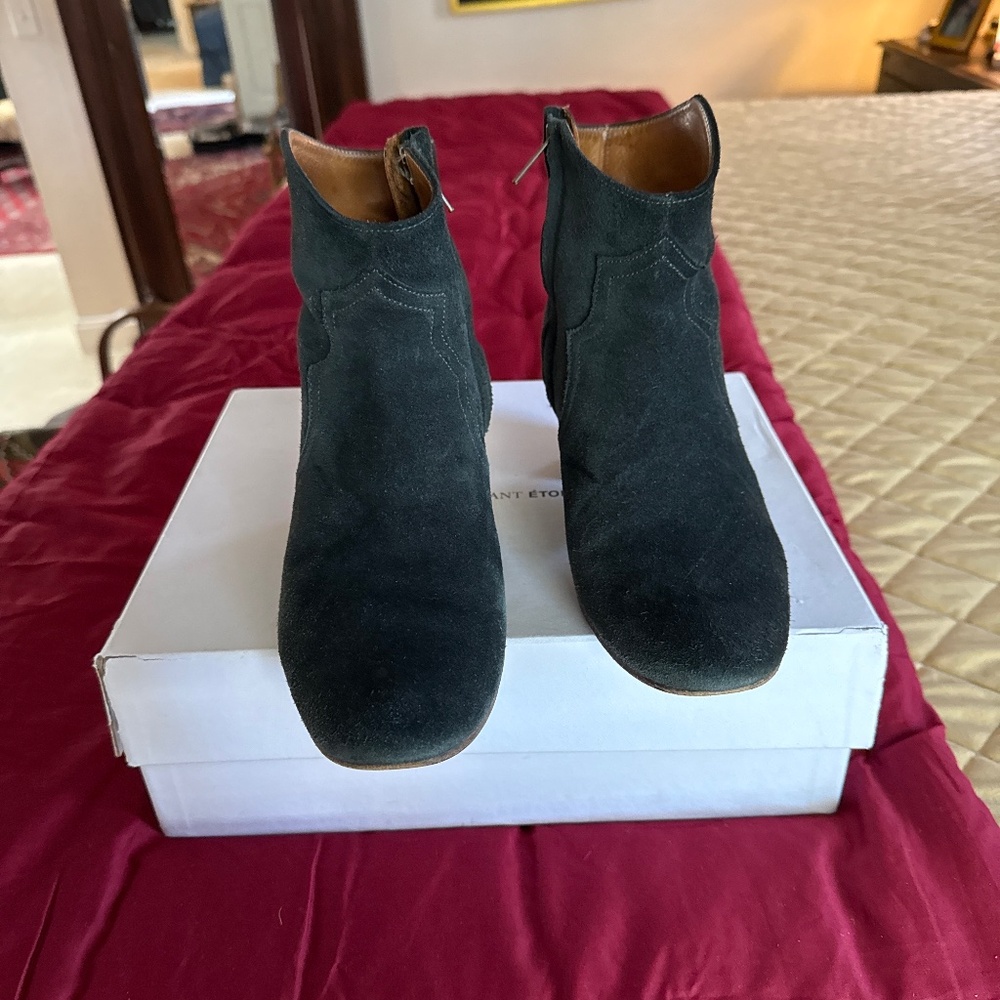 Isabel Marant Etoile Black Suede Boots